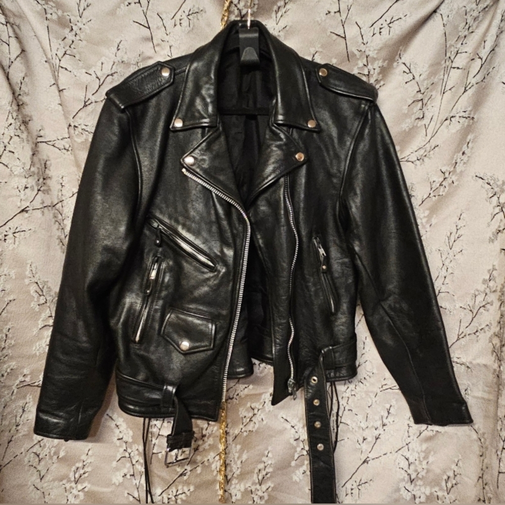 Vintage biker jacket size S-M